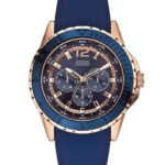 Montre Homme Guess Silicone Bleu W0485G1