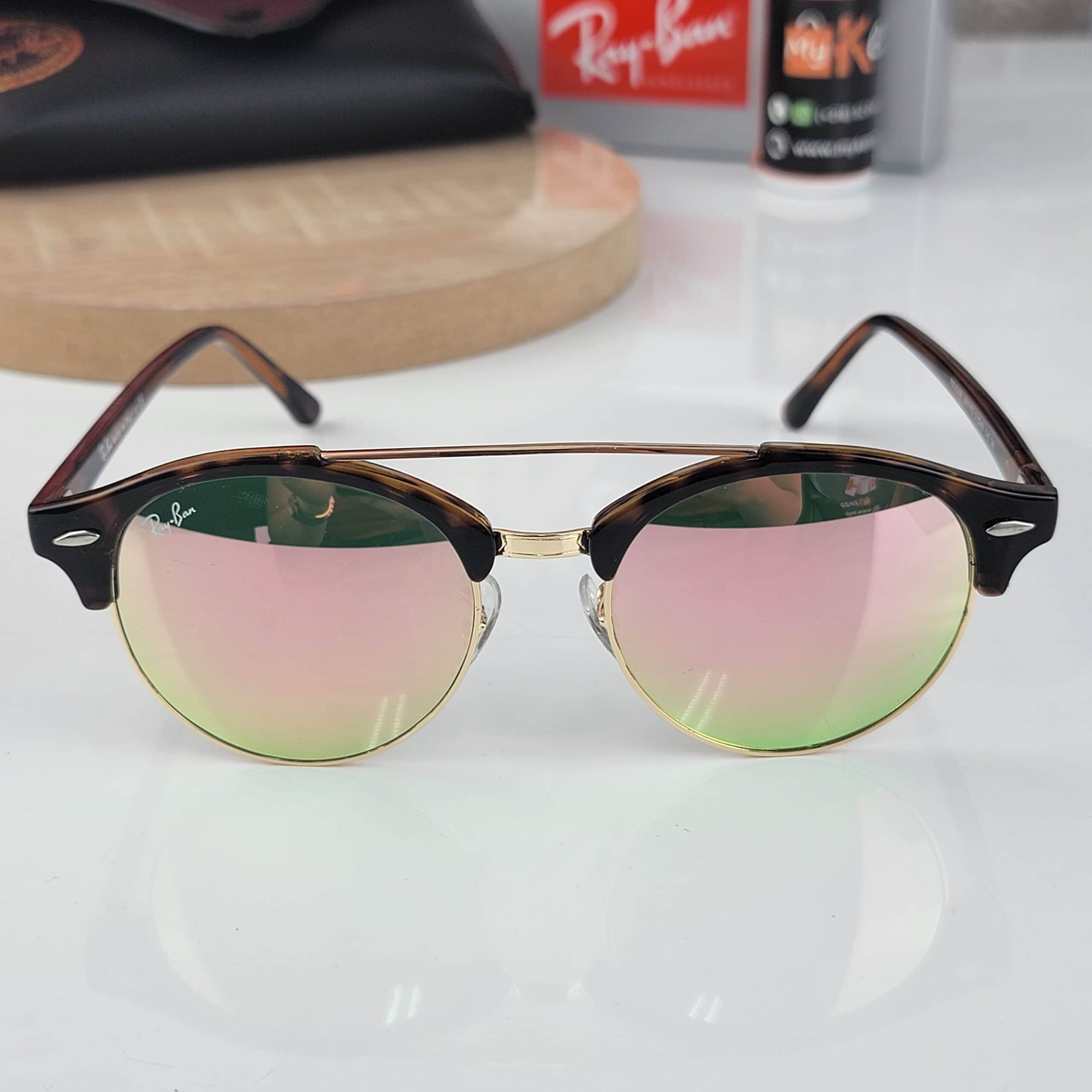 Lunette Ray-Ban Clubround Double Bridge RB4346 9907O-2