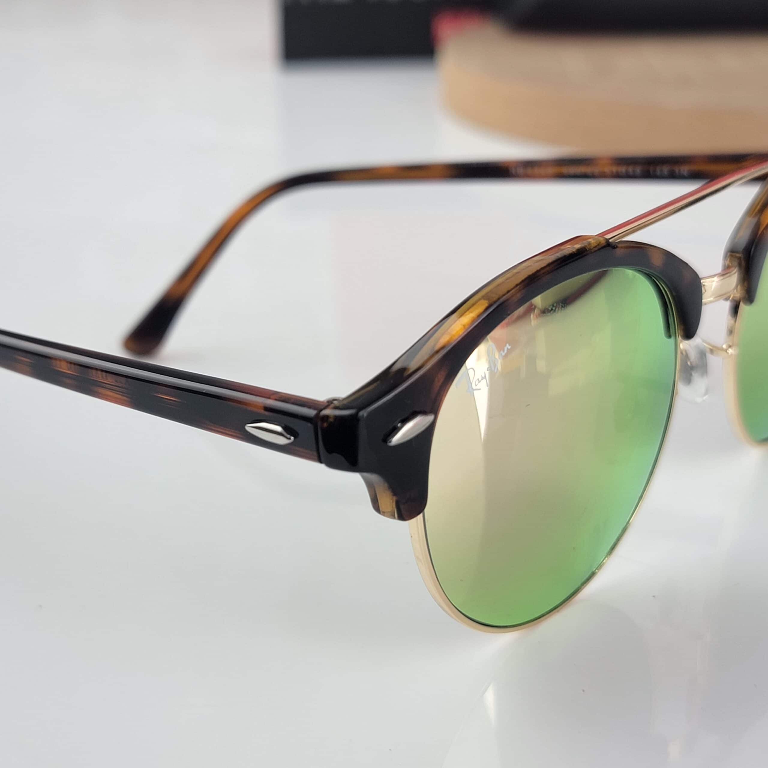 Lunette Ray-Ban Clubround Double Bridge RB4346 9907O-3