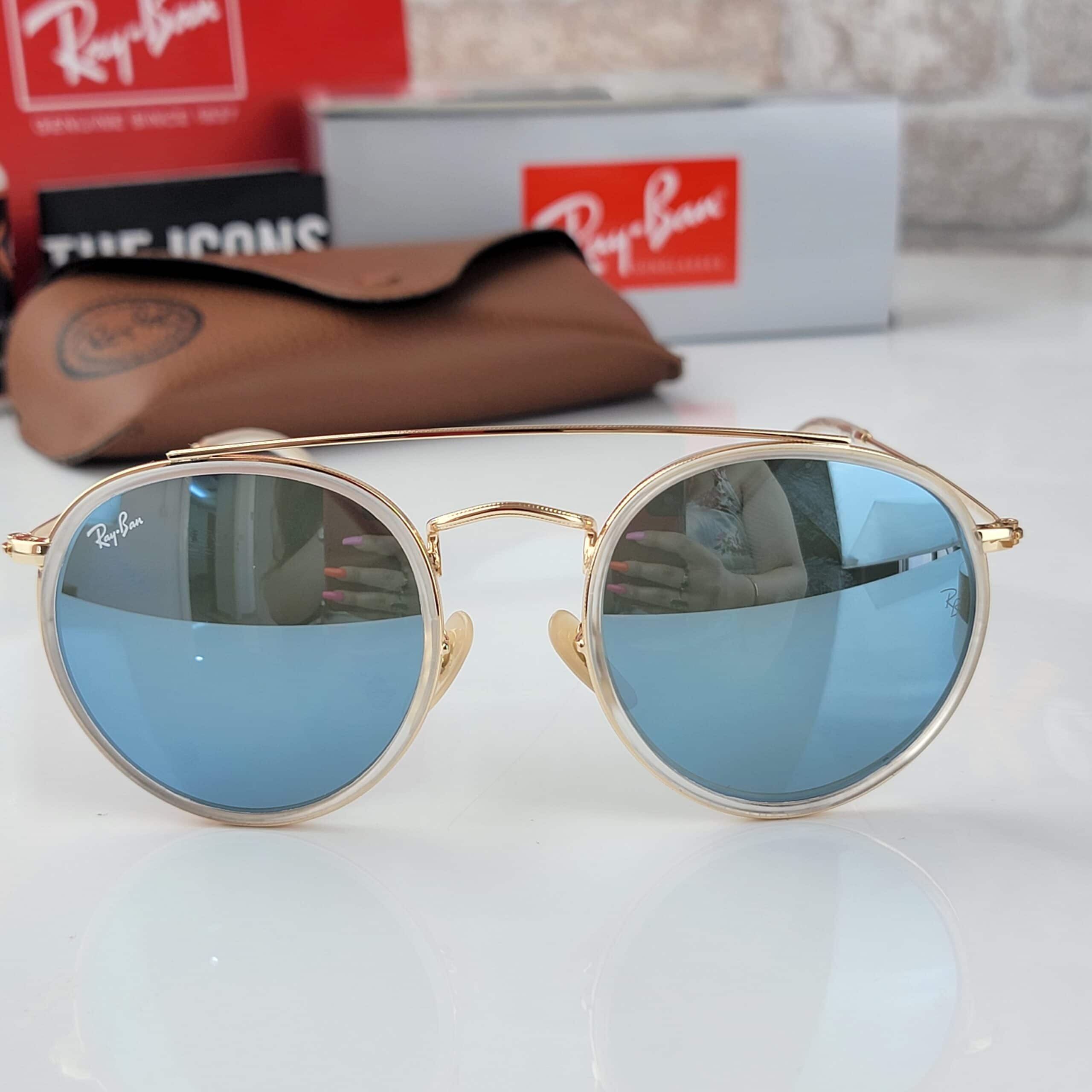Lunette Ray-Ban Round Double Bridge RB3647N 90683F-3