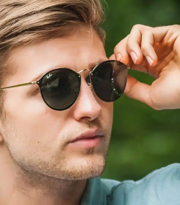 Prix lunette Homme et Femme Ray-Ban Blaze Round RB3574N 001 71 Tunisie