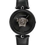 Montre Femme Versace Black Leather VCO050017