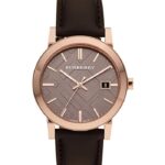 Montre Homme Burberry Leather Strap BU9013