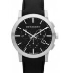 Montre Homme Burberry Leather Strap BU9356