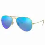 Lunette de Soleil Ray Ban Aviator Large Métal Miroir RB3025 112/4L Bleu