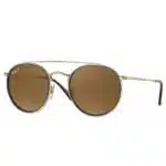 Lunette de Soleil Ray-Ban Round Double Bridge RB3647N 001/57