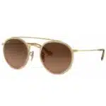Lunette de Soleil Ray-Ban Round Double Bridge RB3647N 9124/43