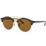 Lunette de Soleil Ray-Ban Clubround Double Bridge RB4346 990/19