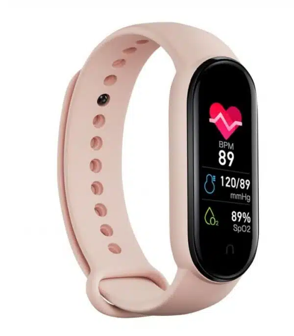 Montre Connecté Smart Brand M6 Rose Homme et Femme Tunisie prix