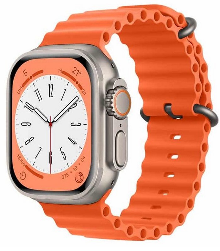 Montre Connectée T500 Watch 8 Orange à bas prix - SpaceNet Tunisie