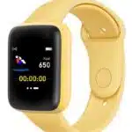 Montre Connectée Macaron Color Femme Couleur Jaune