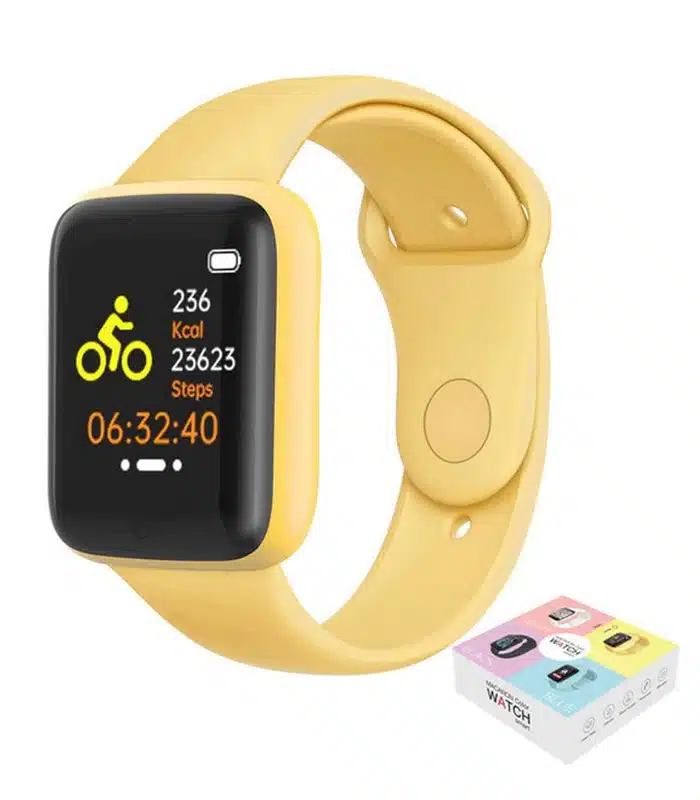 Montres connectées Macaron color Jaune Smartwatch Femme Tunisie prix Montres connectées Macaron color Jaune Smartwatch Femme Tunisie prix