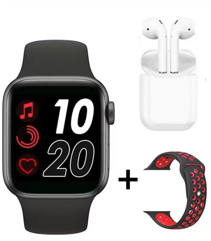 Montre Connectée Homme et Femme T55 pro Max Noir et Rouge prix Tunisie Montre Connectée Homme et Femme T55 pro Max Noir et Rouge prix Tunisie