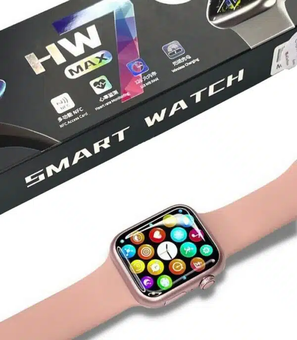 Prix montre connectée HW7 MAX Rose pour Femme Tunisie