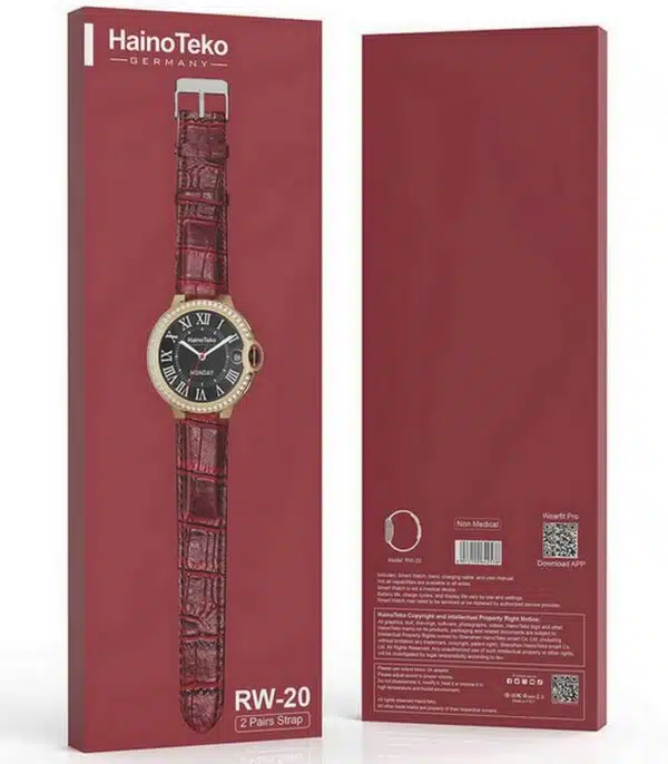Montre Connectée Haino Teko RW-20 Rouge Femme prix Tunisie