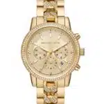 Montre Femme Michael Kors Oversized Ritz Pavé Gold-Tone MK6937