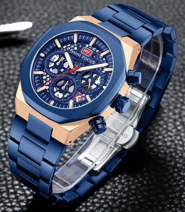 Prix montre Homme Mini Focus MF0411G Bleu Tunisie