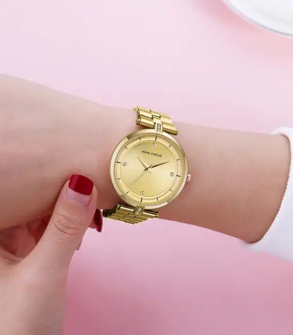 Prix montre Mini Focus MF0120L Doré Femme Tunisie