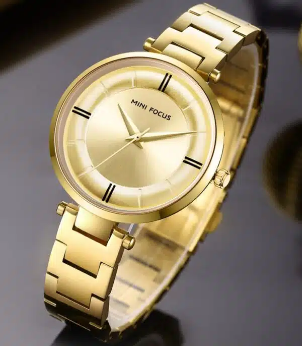 Prix montre Mini Focus MF0235L Doré Femme Tunisie