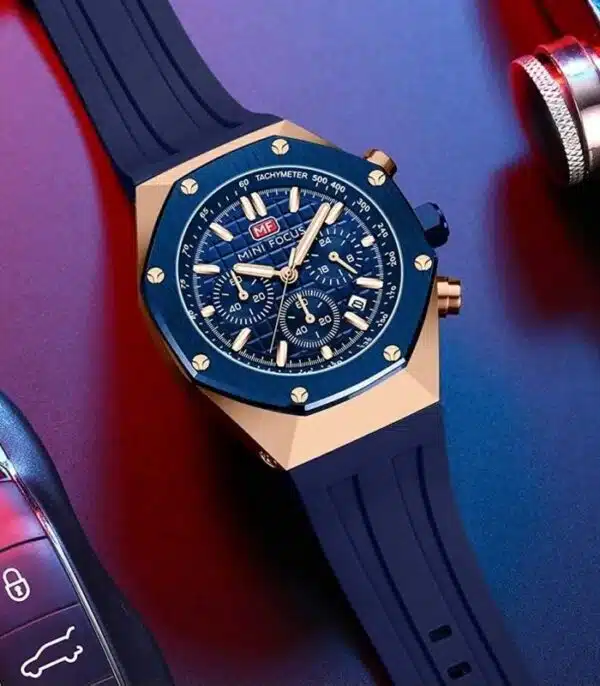 Prix montre Mini Focus MF0417G Bleu Homme Tunisie