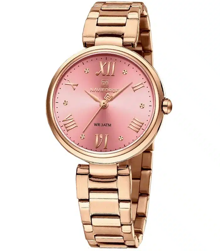 Montre Naviforce NF5030 Fond Rosé Femme prix Tunisie Montre Naviforce NF5030 Fond Rosé Femme prix Tunisie