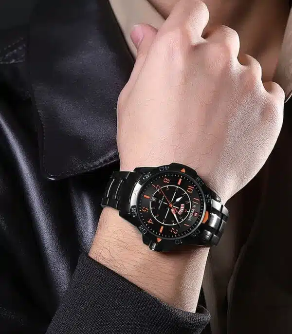 Montre Naviforce NF9204S Fond Orangé Homme prix Tunisie