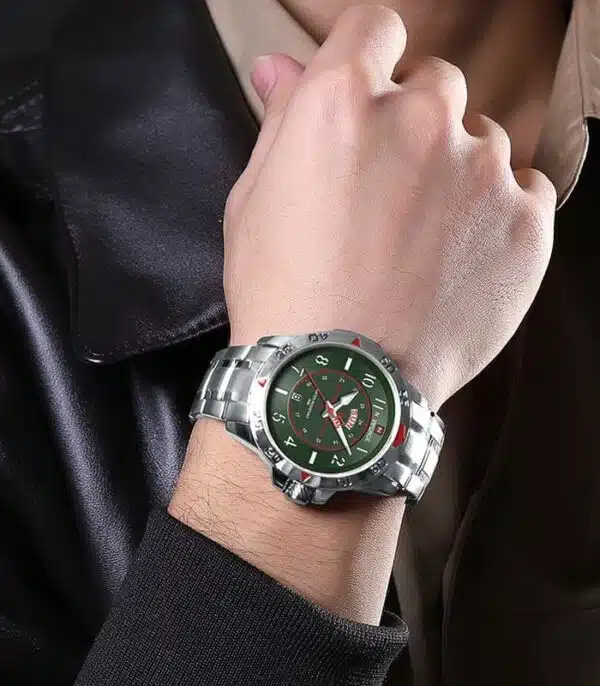 Montre Naviforce NF9204S Fond Vert Homme prix Tunisie