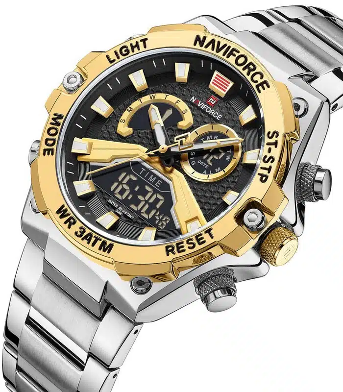 Montre Naviforce NF9207 Fond Noir Homme prix Tunisie Montre Naviforce NF9207 Fond Noir Homme prix Tunisie