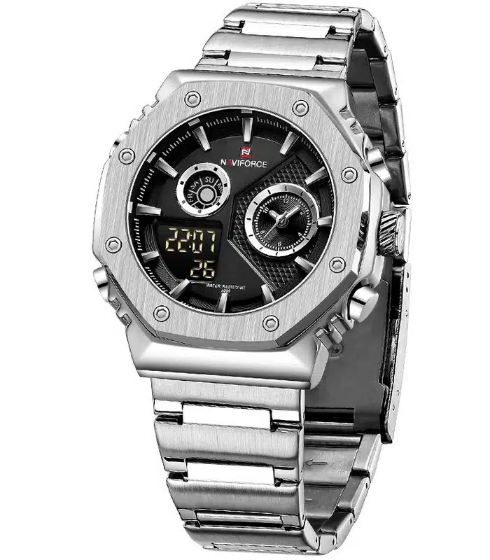 Montre Naviforce NF9216S Argent Homme prix Tunisie Montre Naviforce NF9216S Argent Homme prix Tunisie