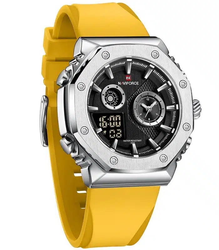 Montre Naviforce NF9216T Jaune Homme prix Tunisie Montre Naviforce NF9216T Jaune Homme prix Tunisie