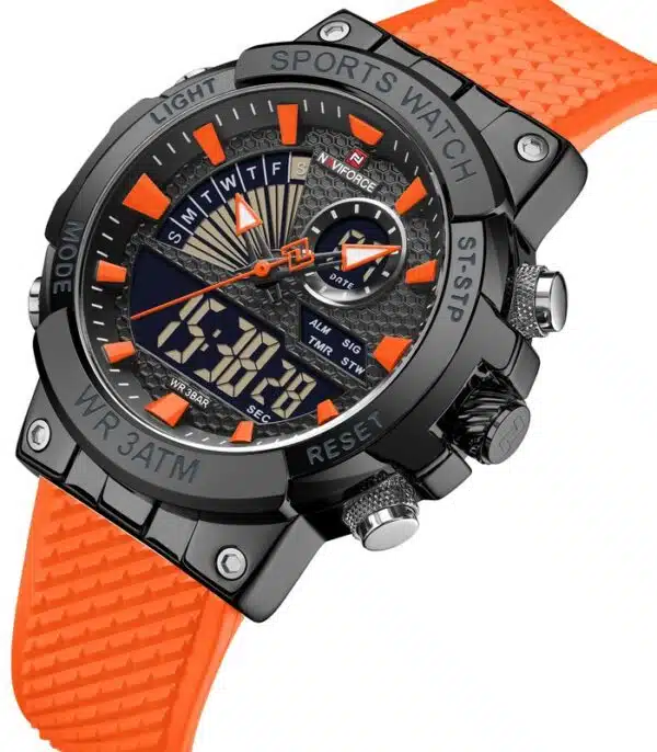 Montre Naviforce NF9219 Orangé Homme prix Tunisie Montre Naviforce NF9219 Orangé Homme prix Tunisie