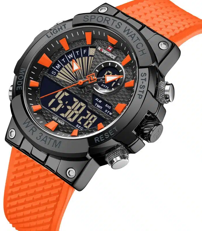 Montre Naviforce NF9219 Orangé Homme prix Tunisie Montre Naviforce NF9219 Orangé Homme prix Tunisie