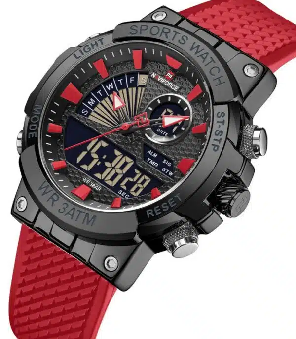 Montre Naviforce NF9219 Rouge Homme prix Tunisie