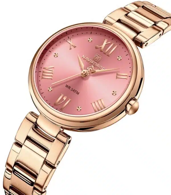 Prix montre Femme Naviforce NF5030 Fond Rosé Tunisie Prix montre Femme Naviforce NF5030 Fond Rosé Tunisie