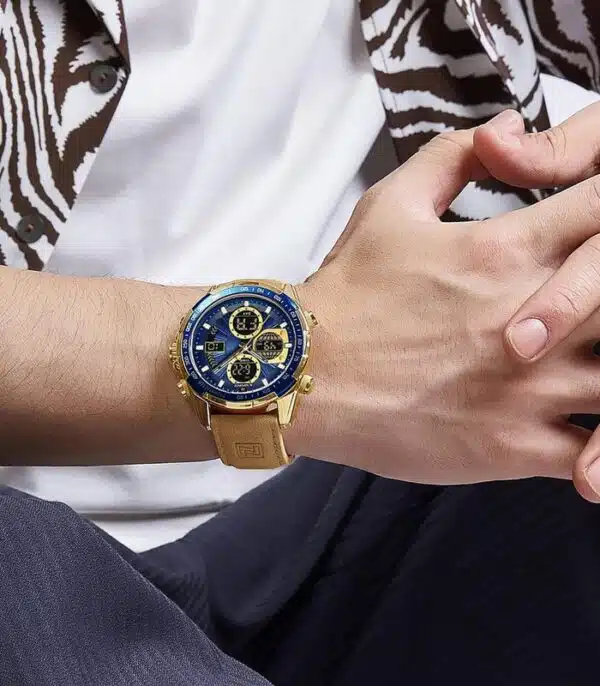 Prix montre Homme Naviforce NF9197L Beige Tunisie