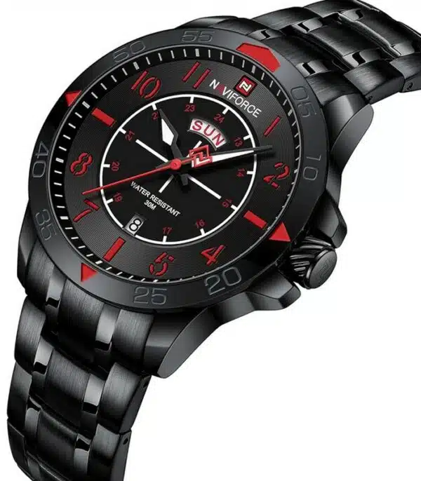 Prix montre Homme Naviforce NF9204S Fond Rouge Tunisie
