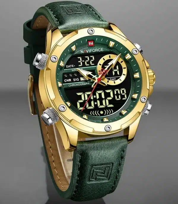 Prix montre Homme Naviforce NF9208 Fond Vert Tunisie