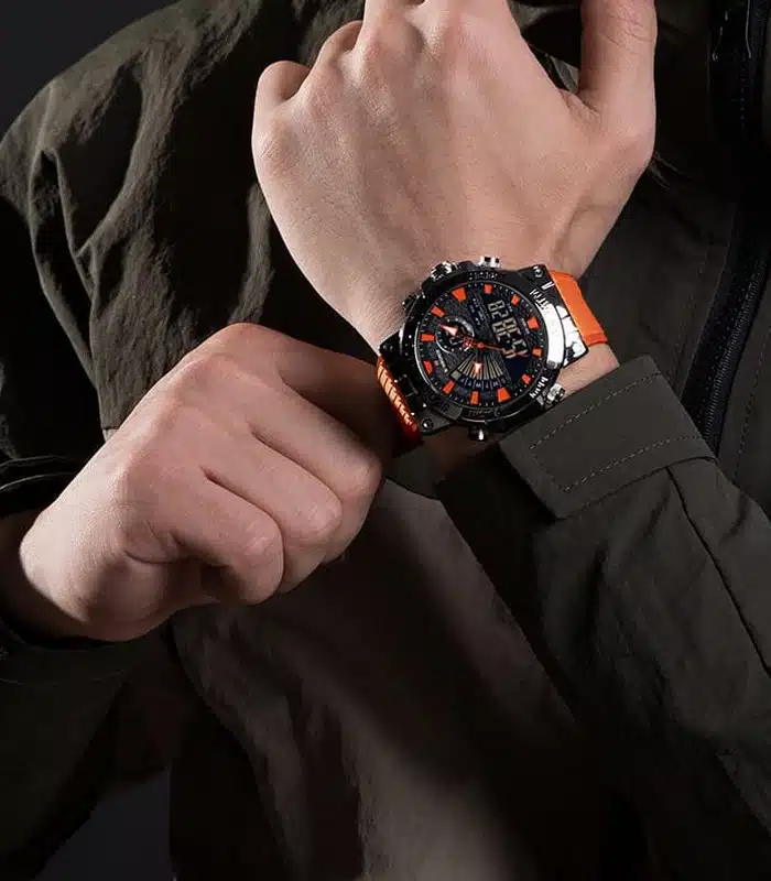 Prix montre Homme Naviforce NF9219 Orangé Tunisie Prix montre Homme Naviforce NF9219 Orangé Tunisie