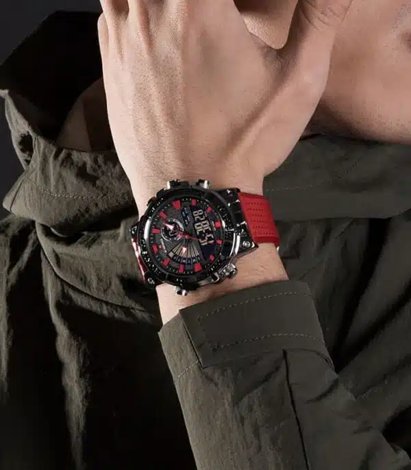 Prix montre Homme Naviforce NF9219 Rouge Tunisie