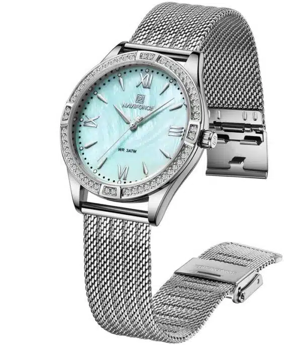 Prix montre Naviforce NF5028 Fond Bleu Ciel Femme Tunisie