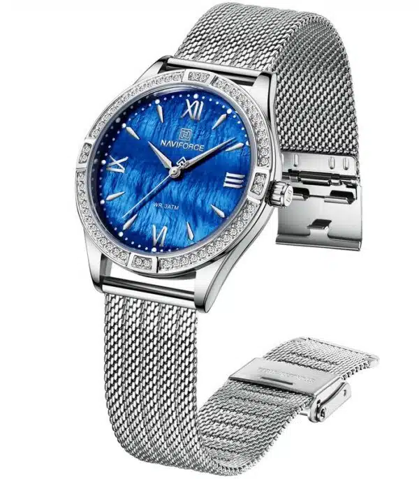 Prix montre Naviforce NF5028 Fond Bleu Femme Tunisie