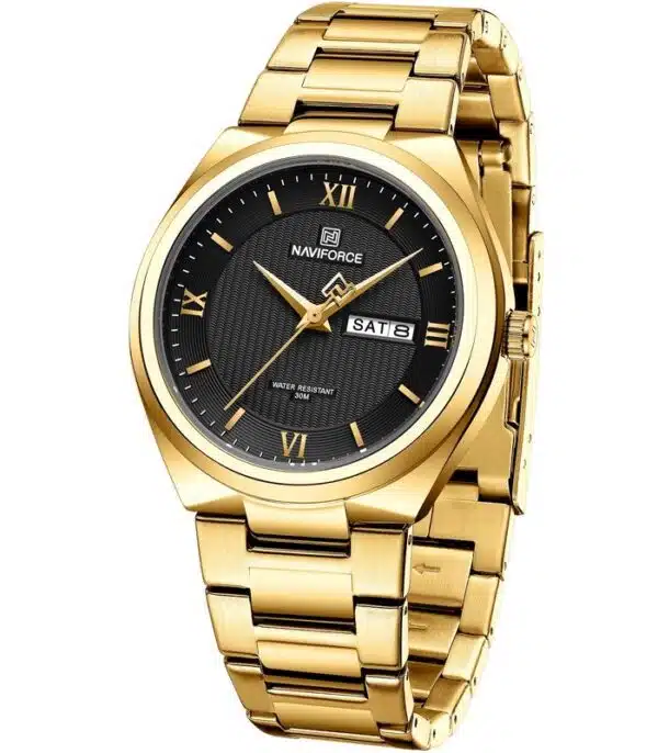 Prix montre Naviforce NF8030 Doré Fond Noir Homme Tunisie