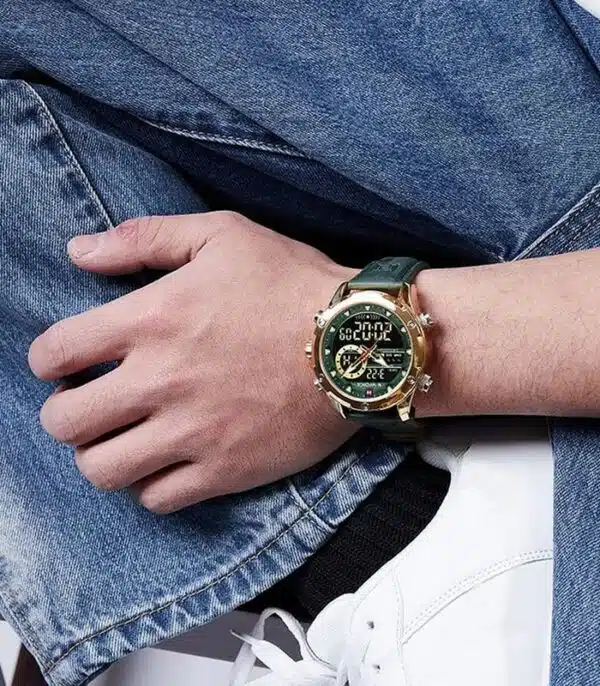 Prix montre Naviforce NF9208 Fond Vert Homme Tunisie