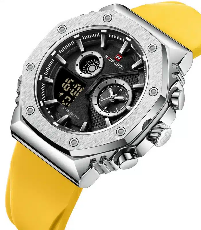 Prix montre Naviforce NF9216T Jaune Homme Tunisie Prix montre Naviforce NF9216T Jaune Homme Tunisie