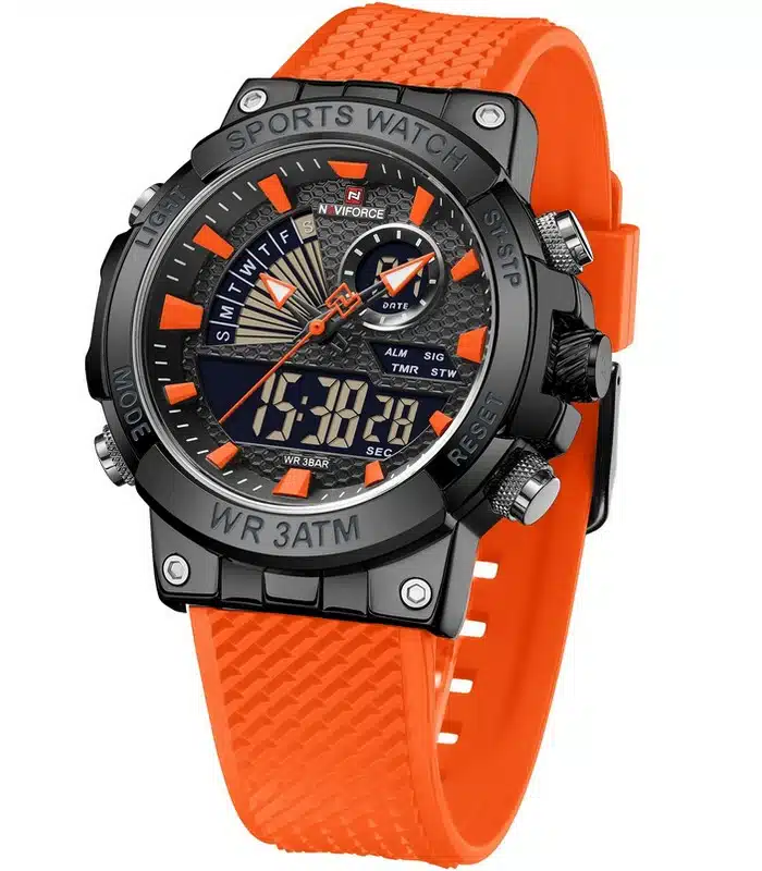 Prix montre Naviforce NF9219 Orangé Homme Tunisie Prix montre Naviforce NF9219 Orangé Homme Tunisie
