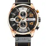 Montre Homme Curren Chronographe 8393 Noir