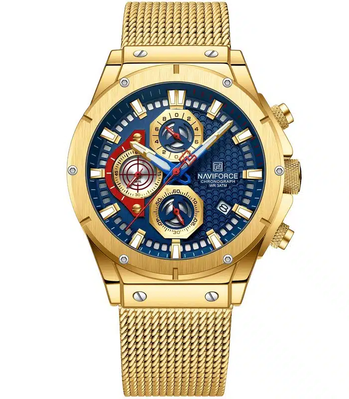 Montre Homme Naviforce NF8027 Doré prix Tunisie