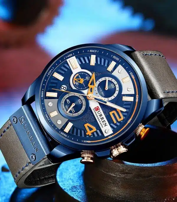 Prix montre Curren 8393 Gris Homme Tunisie