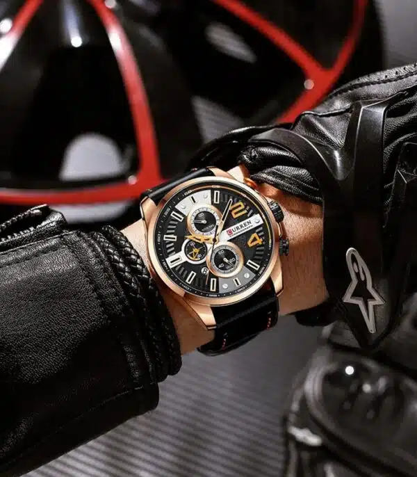 Prix montre Curren 8393 Homme Noir Tunisie