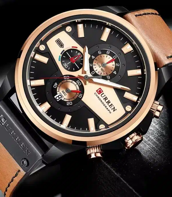 Prix montre Curren 8394 Marron Homme Tunisie